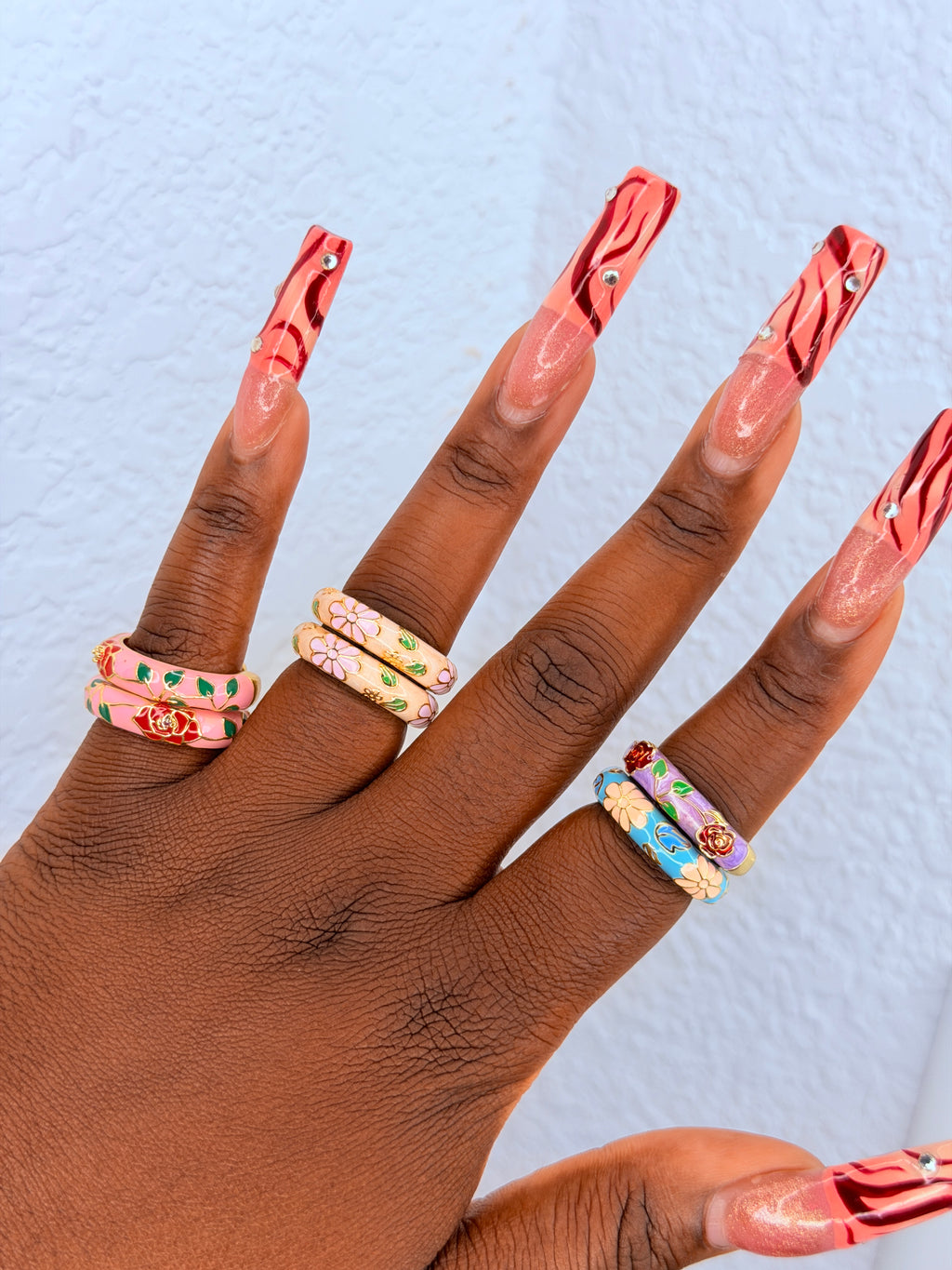 Floral Rings