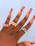 Floral Rings