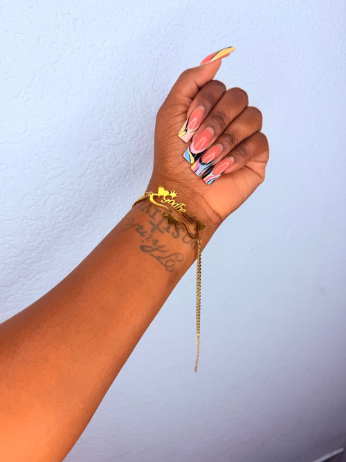 Custom Nameplate Anklet