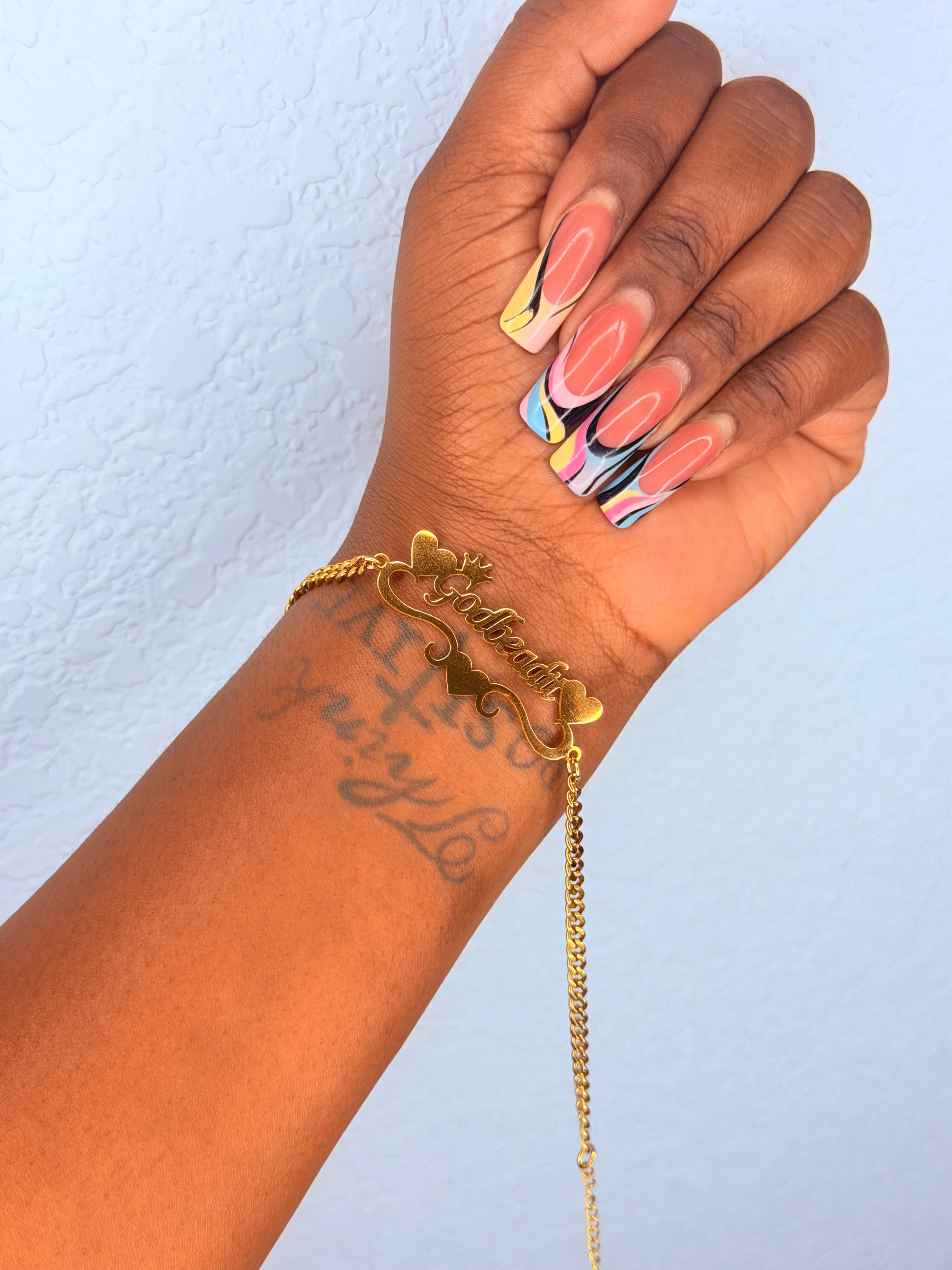 Nameplate Anklet