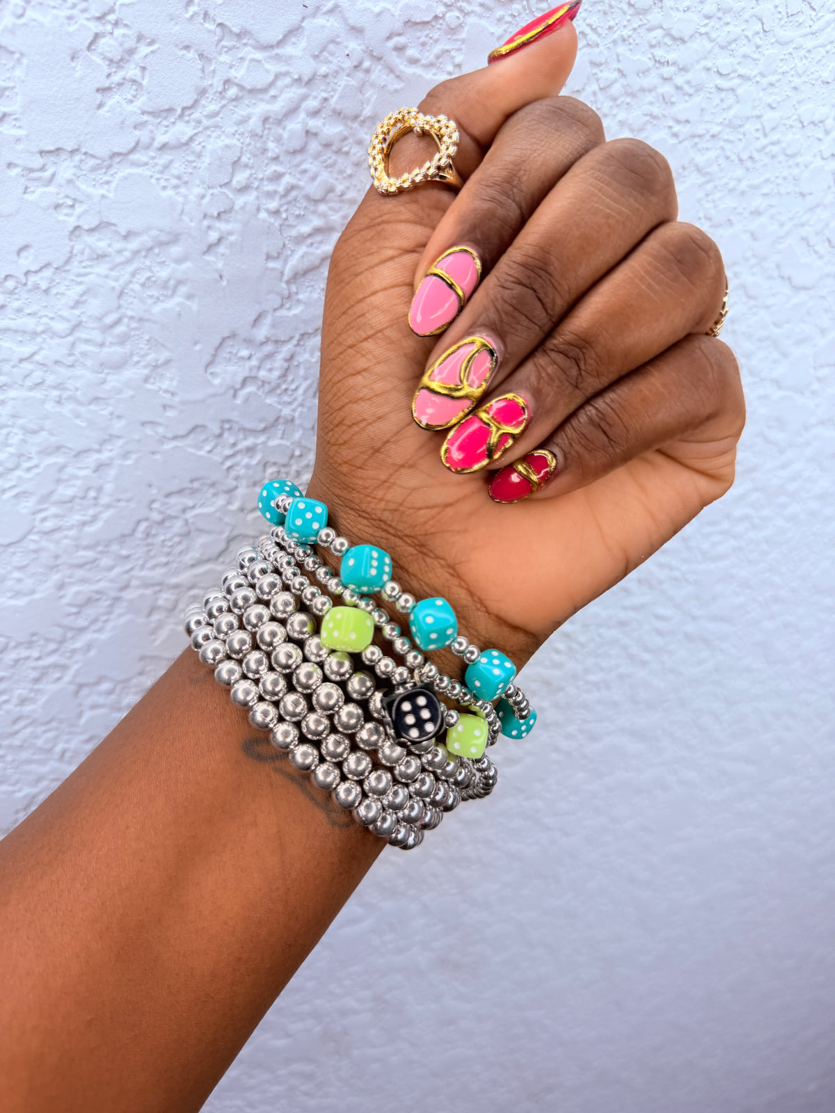 Dice Bracelet Stack