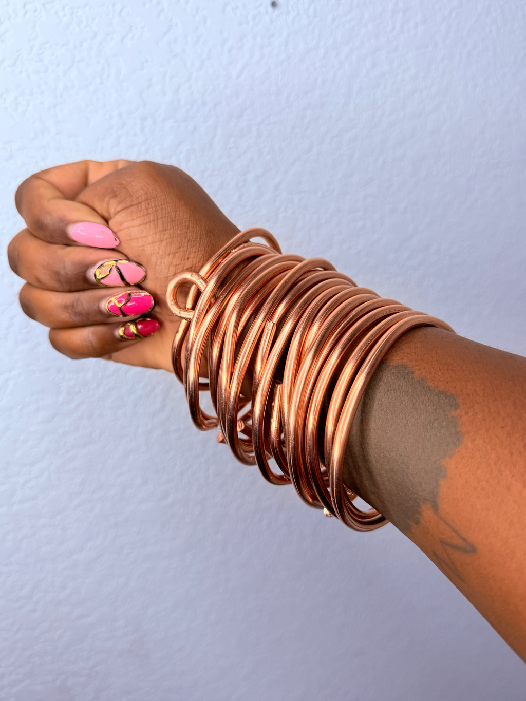 Rose Gold Copper Bangles